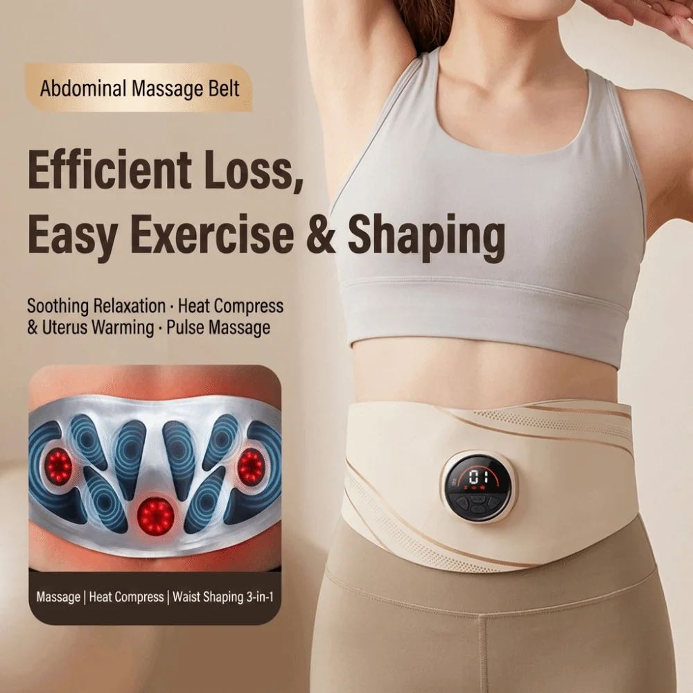 Red Light EMS Massager Multifunctional Electric Hot Compress Massage Belt Rechargeable 25 Level Pulse Massager Fitness
Red Light EMS Massager Multifunctional Electric Hot Compress Massage Belt Rechargeable 25 Level Pulse Massager Fitness
