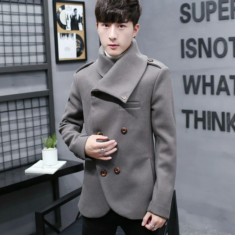 Мужское шерстяное пальто в корейском стиле, весна-осень-зима, модное повседневное пальто в британском стиле с металлическим декором, полиэстер...
Мужское шерстяное пальто в корейском стиле, весна-осень-зима, модное повседневное пальто в британском стиле с металлическим декором, полиэстер...