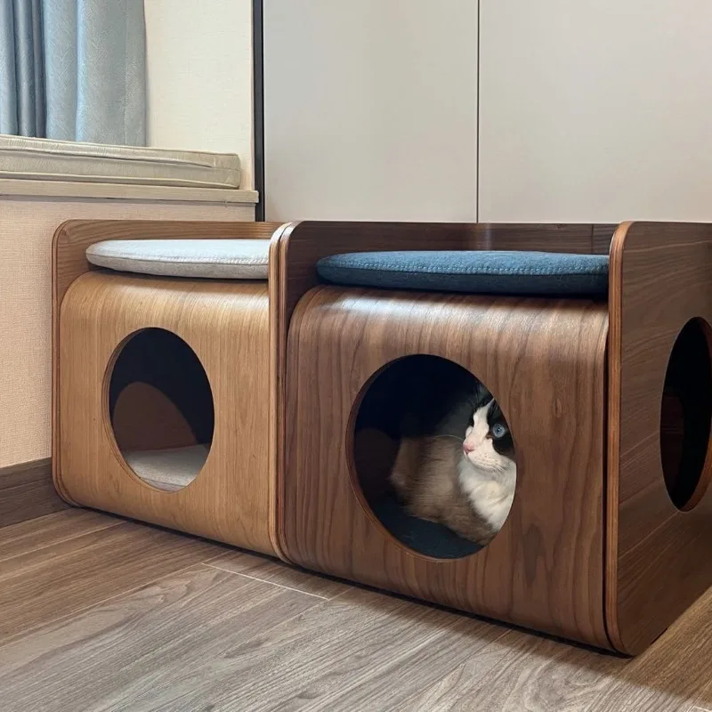 Bedside Multi-functional Pet Nest Simple Coffee Table Solid Wood Four Seasons Disassembled Washed Wooden Pet Cat Dog Kennel Cage
Bedside Multi-functional Pet Nest Simple Coffee Table Solid Wood Four Seasons Disassembled Washed Wooden Pet Cat Dog Kennel Cage