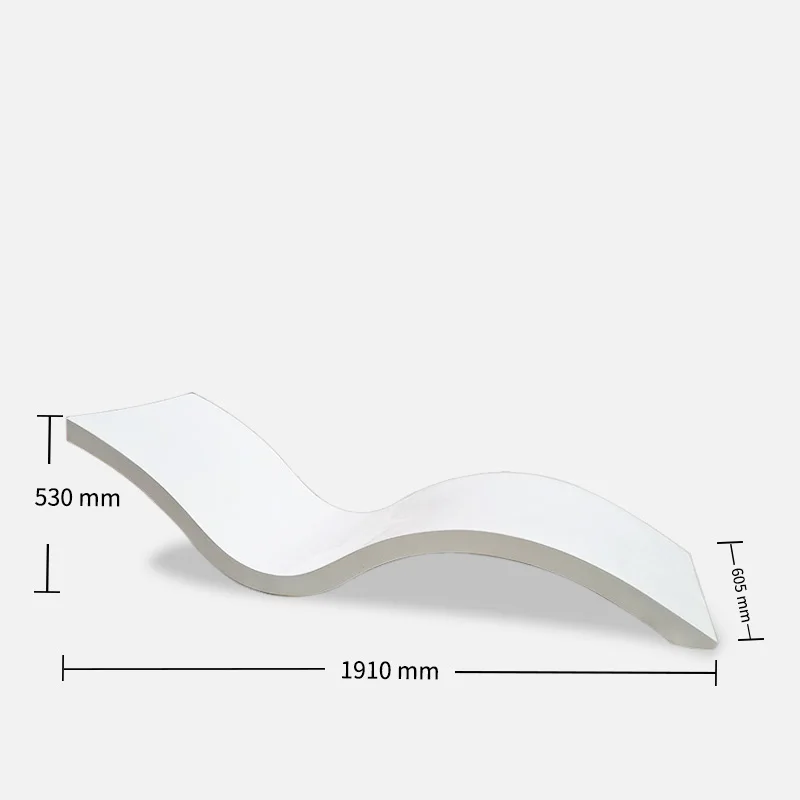 Outdoor Fiberglass Sun Lounger Pool Chair in Pool Water Lounge Bed Garden Chaise Pool Lounger
Outdoor Fiberglass Sun Lounger Pool Chair in Pool Water Lounge Bed Garden Chaise Pool Lounger