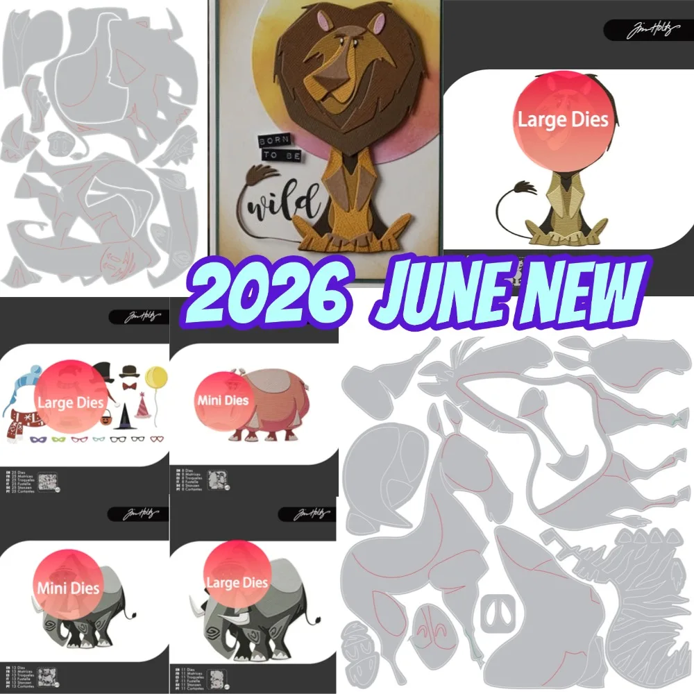 Animal Series Lion Giraffe Metal cutting data slimline essentials scrapbooking card stencil cut die for DIY handmade card crafts
Animal Series Lion Giraffe Metal cutting data slimline essentials scrapbooking card stencil cut die for DIY handmade card crafts