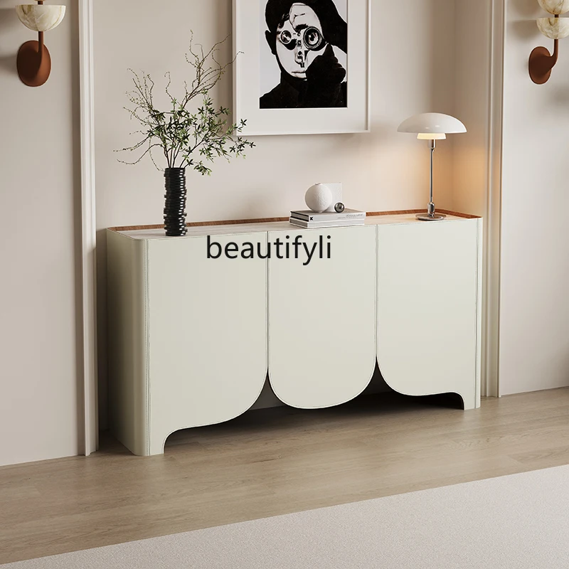 High-end door cabinet light luxury modern rock slab dining side cabinet minimalist living room decorative cabinet integrated
High-end door cabinet light luxury modern rock slab dining side cabinet minimalist living room decorative cabinet integrated