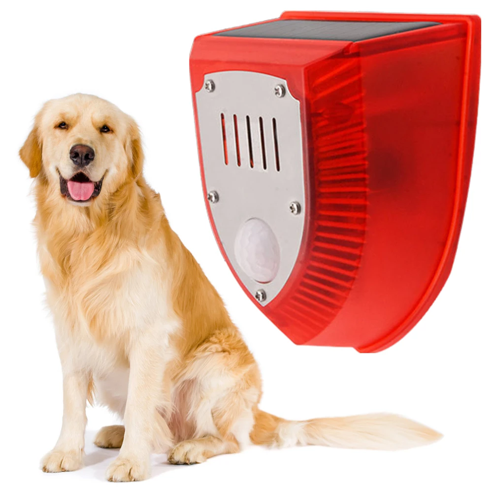 Solar Alarm Animal Repellent Outdoor Waterproof Gunshot Sounds & Dog Barking & Strobe Light Motion Sensor Security Alarm System
Solar Alarm Animal Repellent Outdoor Waterproof Gunshot Sounds & Dog Barking & Strobe Light Motion Sensor Security Alarm System