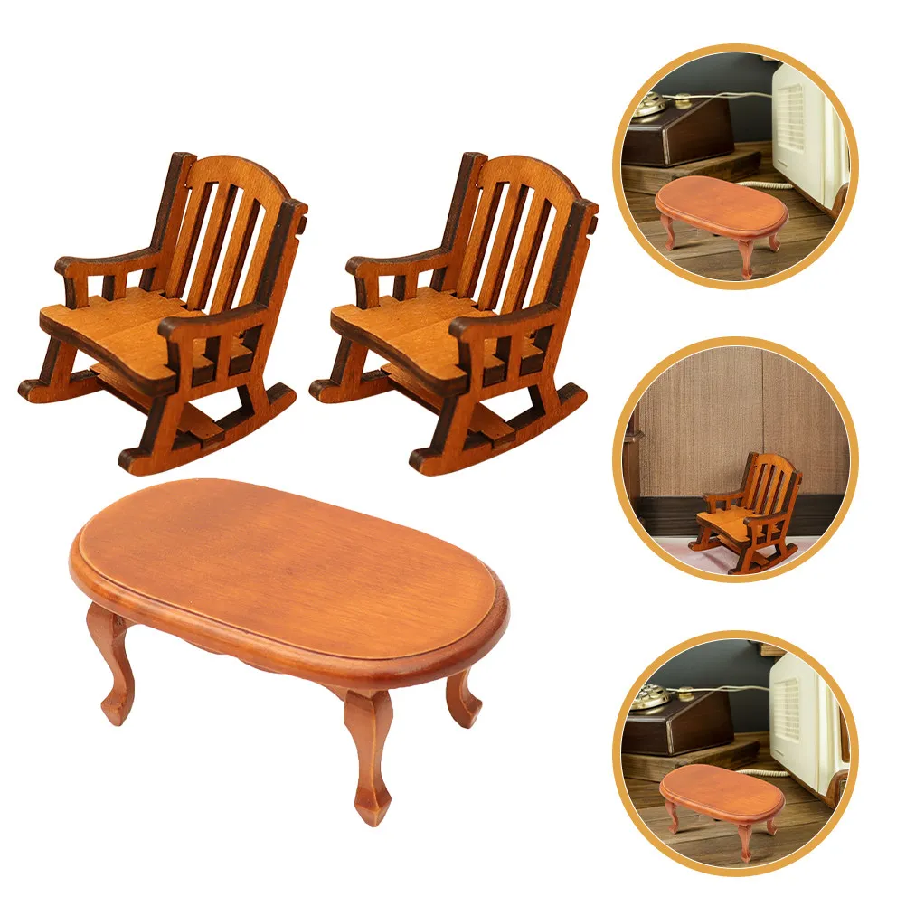 3Pcs Miniature House Accessories Vintage Style Wood Mini Furniture Set for Dollhouse Realistic Living Room Setup Crafting and
3Pcs Miniature House Accessories Vintage Style Wood Mini Furniture Set for Dollhouse Realistic Living Room Setup Crafting and