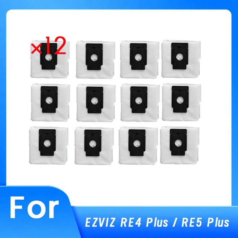 12 Pcs Replacement Dust Bags Or EZVIZ RE4 Plus / RE5 Plus Sweeping Roboat Vacuum Cleaner Accessories Spare
12 Pcs Replacement Dust Bags Or EZVIZ RE4 Plus / RE5 Plus Sweeping Roboat Vacuum Cleaner Accessories Spare