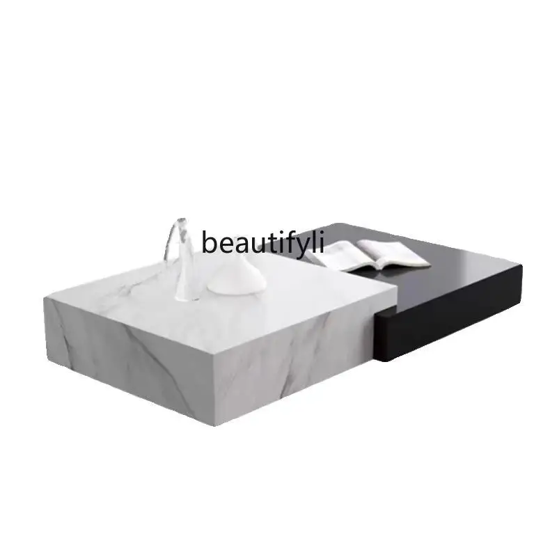 Modern simple rock slab combination coffee table small apartment living room home minimalist tea table
Modern simple rock slab combination coffee table small apartment living room home minimalist tea table