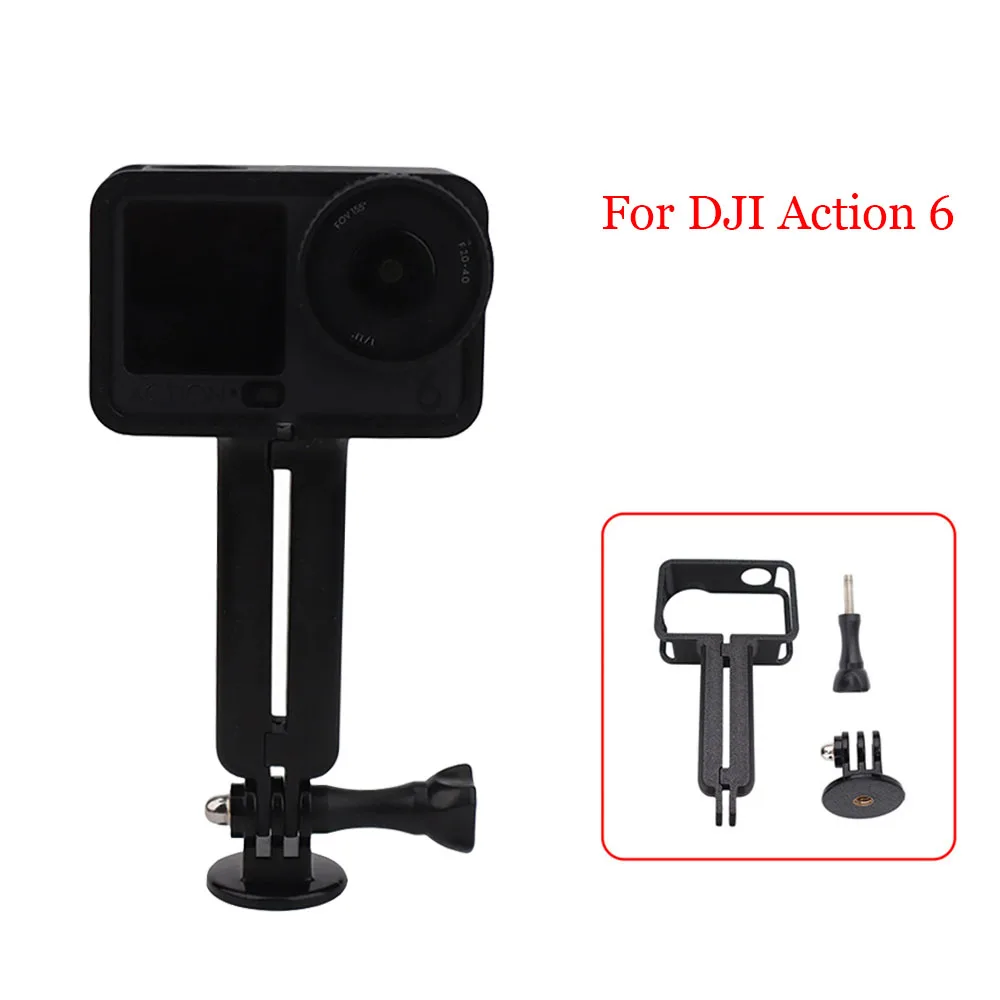 For DJI Action 6 Handheld Extension Bracket Frame Mount Rack Stand Action Camera Stabilizing Handle Camera Replace Accessories
For DJI Action 6 Handheld Extension Bracket Frame Mount Rack Stand Action Camera Stabilizing Handle Camera Replace Accessories 