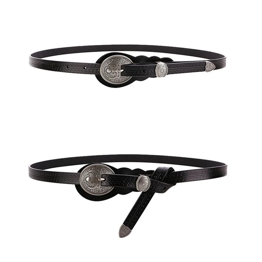 Personality Metal Belts Alloy Carve Leather Belt Black Ethnic Style Belts for Women For Dress Accessories
Personality Metal Belts Alloy Carve Leather Belt Black Ethnic Style Belts for Women For Dress Accessories