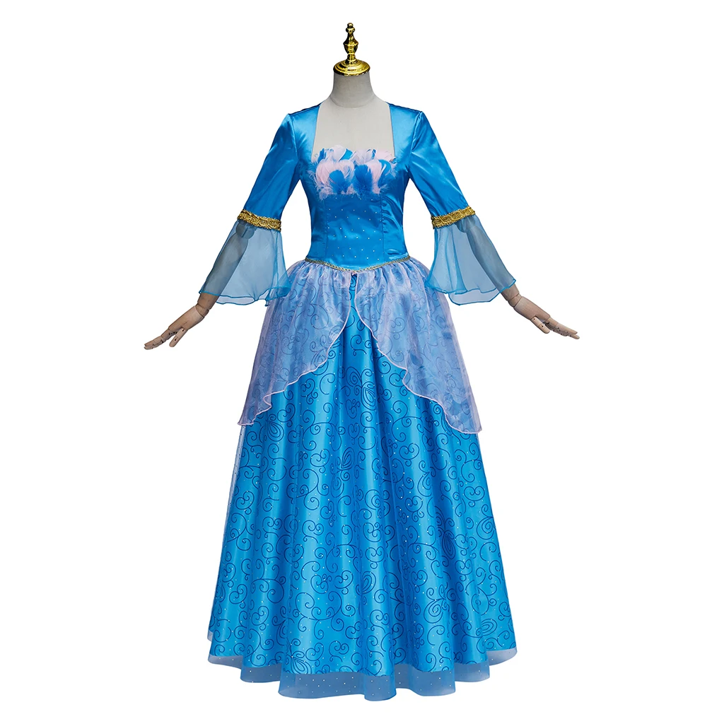Princess Rosella Cosplay Costume Blue Ball Gown Fancy Princess Dresses Halloween Carnival Party Dress Disguise Roleplay Suit
Princess Rosella Cosplay Costume Blue Ball Gown Fancy Princess Dresses Halloween Carnival Party Dress Disguise Roleplay Suit
