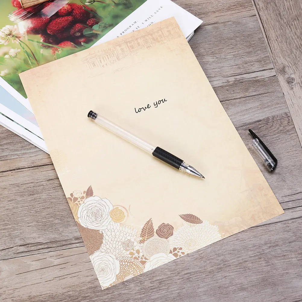 60Pcs Vintage Writing Paper Classic Country Style Letter Paper for Home Office School A4 Size Charming Stationery
60Pcs Vintage Writing Paper Classic Country Style Letter Paper for Home Office School A4 Size Charming Stationery
