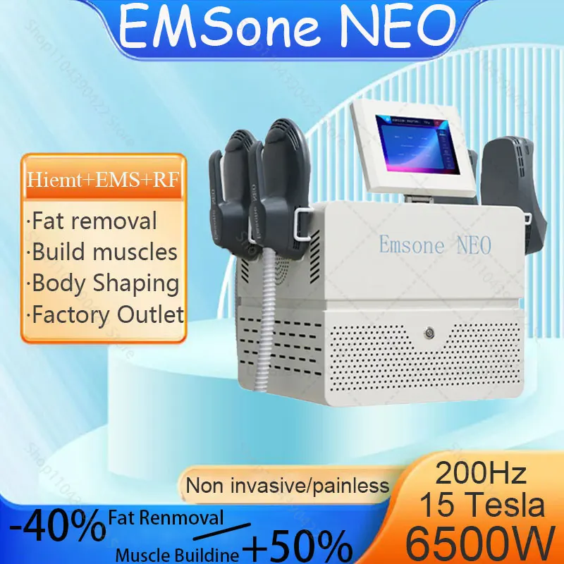 EMS сжигание жира высокой интенсивности 200 Гц 6500 Вт RF электромагнитный стимулятор мышц профессиональная машина для коррекции фигуры EMSone NEO
EMS сжигание жира высокой интенсивности 200 Гц 6500 Вт RF электромагнитный стимулятор мышц профессиональная машина для коррекции фигуры EMSone NEO