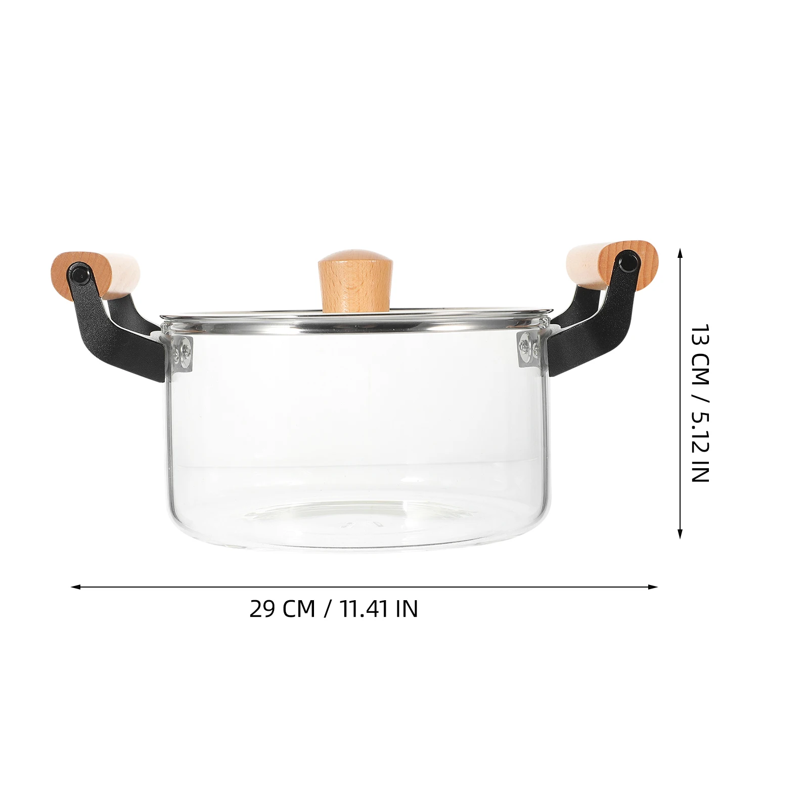 Термостойкая стеклянная кастрюля 2,5 л, прозрачная кастрюля для супа, бытовая кухонная посуда для кипячения, кухонная посуда для кипячения 
Термостойкая стеклянная кастрюля 2,5 л, прозрачная кастрюля для супа, бытовая кухонная посуда для кипячения, кухонная посуда для кипячения