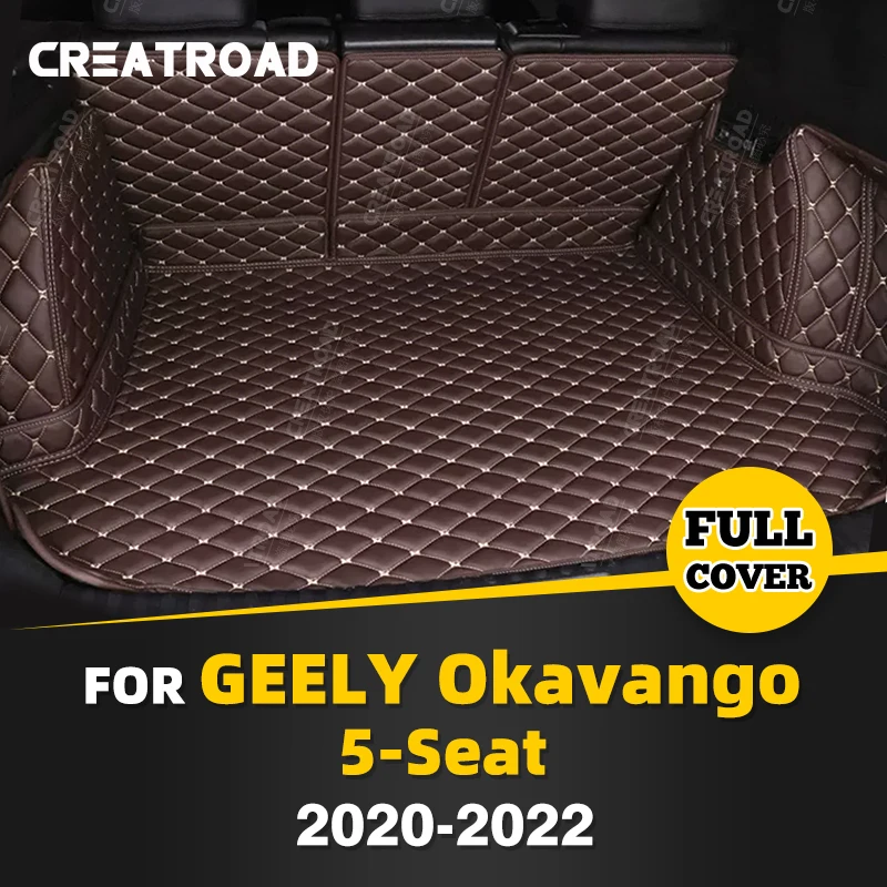 Автомобильный коврик для багажника с полным покрытием для GEELY Okavango 5-Seat 2020-2022 21, защитная накладка на багажник автомобиля, аксессуары для защиты интерьера
Автомобильный коврик для багажника с полным покрытием для GEELY Okavango 5-Seat 2020-2022 21, защитная накладка на багажник автомобиля, аксессуары для защиты интерьера