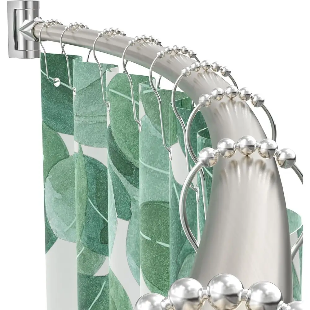 Curved Shower Curtain Rod, 38-72 Inches, Adjustable Length, 0.9MM Thick, Round, Rotate Bracket, Large Shower Space, Need Drillin
Curved Shower Curtain Rod, 38-72 Inches, Adjustable Length, 0.9MM Thick, Round, Rotate Bracket, Large Shower Space, Need Drillin