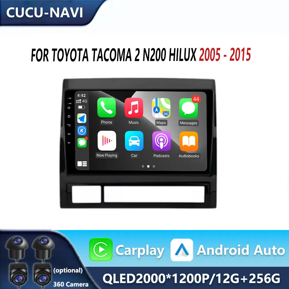 Автомобильный радиоприемник Android 14, для Toyota Tacoma 2005-2013, автомобильный мультимедийный GPS-навигатор, плеер Carplay, авто стерео WIFI 4G
Автомобильный радиоприемник Android 14, для Toyota Tacoma 2005-2013, автомобильный мультимедийный GPS-навигатор, плеер Carplay, авто стерео WIFI 4G
