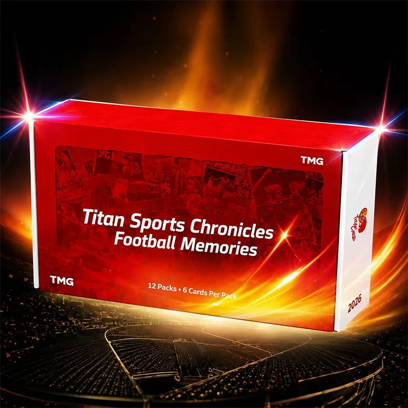 2026 TMG Titan Sports Chronicles Football Memories Trading Cards Hobby Box Collectible Soccer Star Cards Sealed Pack
2026 TMG Titan Sports Chronicles Football Memories Trading Cards Hobby Box Collectible Soccer Star Cards Sealed Pack