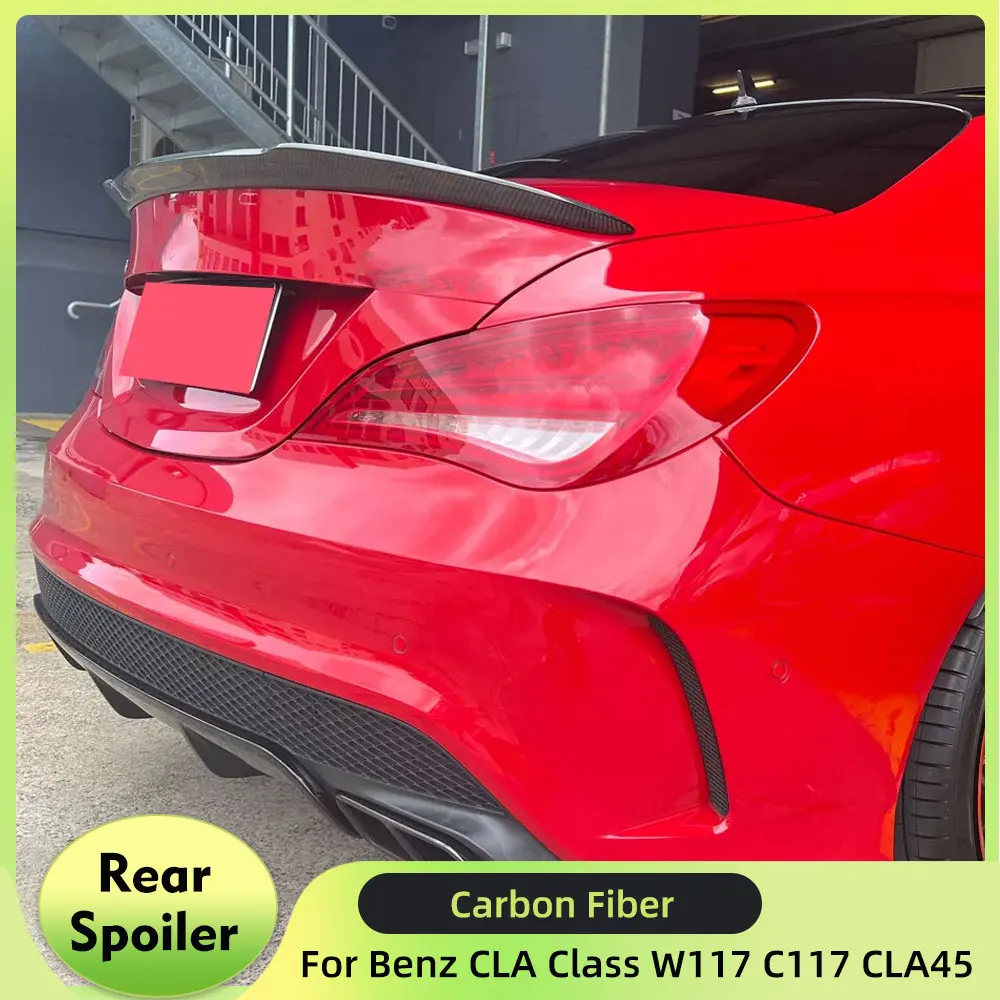 Carbon Fiber Rear Spoiler For Mercedes Benz CLA Class W117 C117 CLA45 AMG Sedan 2013-2019 Rear Boot Lip Spoiler Highkick Wing
Carbon Fiber Rear Spoiler For Mercedes Benz CLA Class W117 C117 CLA45 AMG Sedan 2013-2019 Rear Boot Lip Spoiler Highkick Wing