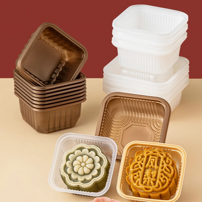 LBSISI Life 100pcs Thicker Snack Dessert Plastic PP Mooncake Tray Egg Yolk Crisp Cheesecake Cookies Packing Box Party Decoration
LBSISI Life 100pcs Thicker Snack Dessert Plastic PP Mooncake Tray Egg Yolk Crisp Cheesecake Cookies Packing Box Party Decoration