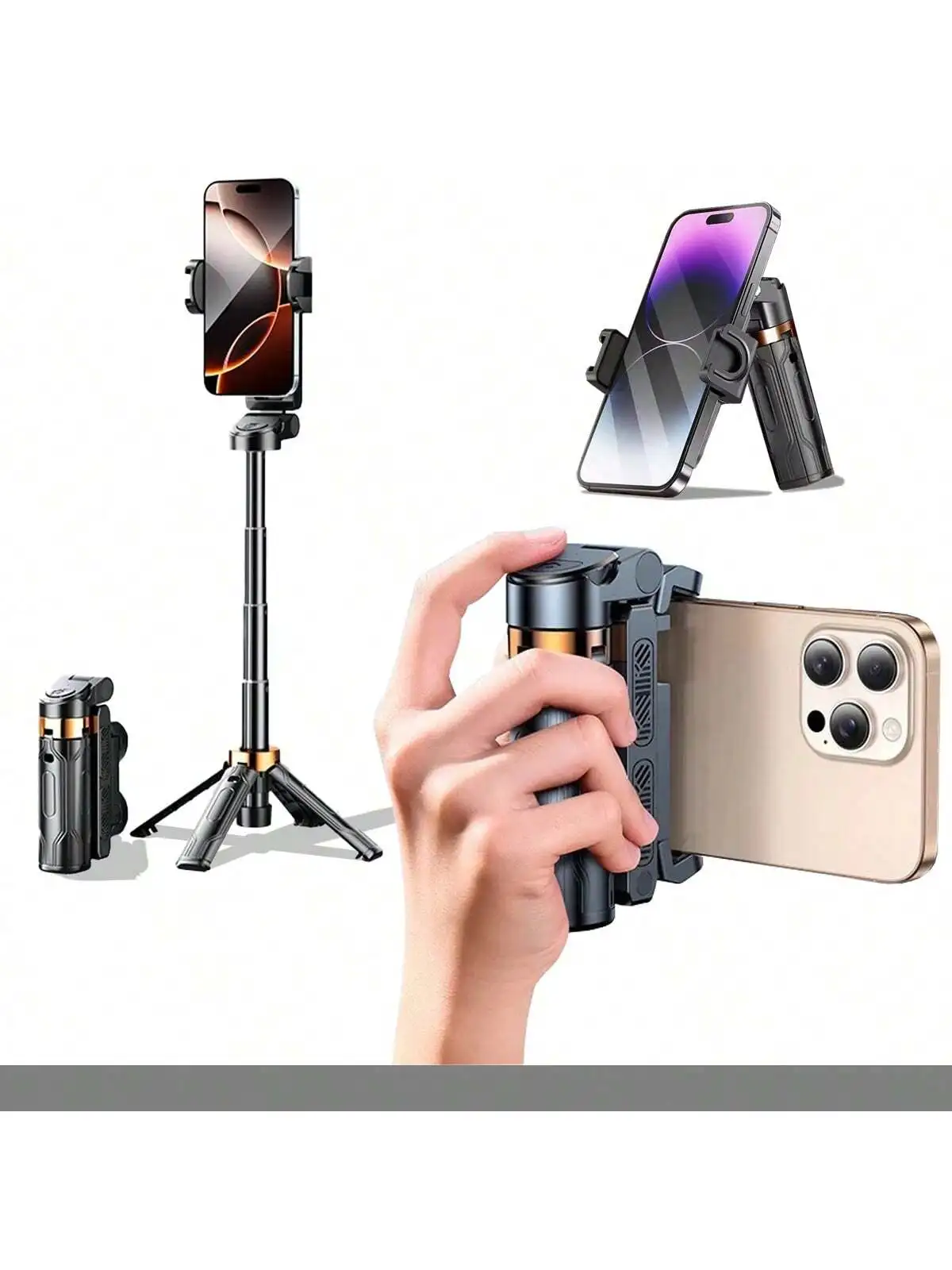 15.7-inch Handheld Selfie Tripod with Wireless Remote Selfie Stick Extendable 360° Swivel Stand Perfect for Concert Trips
15.7-inch Handheld Selfie Tripod with Wireless Remote Selfie Stick Extendable 360° Swivel Stand Perfect for Concert Trips