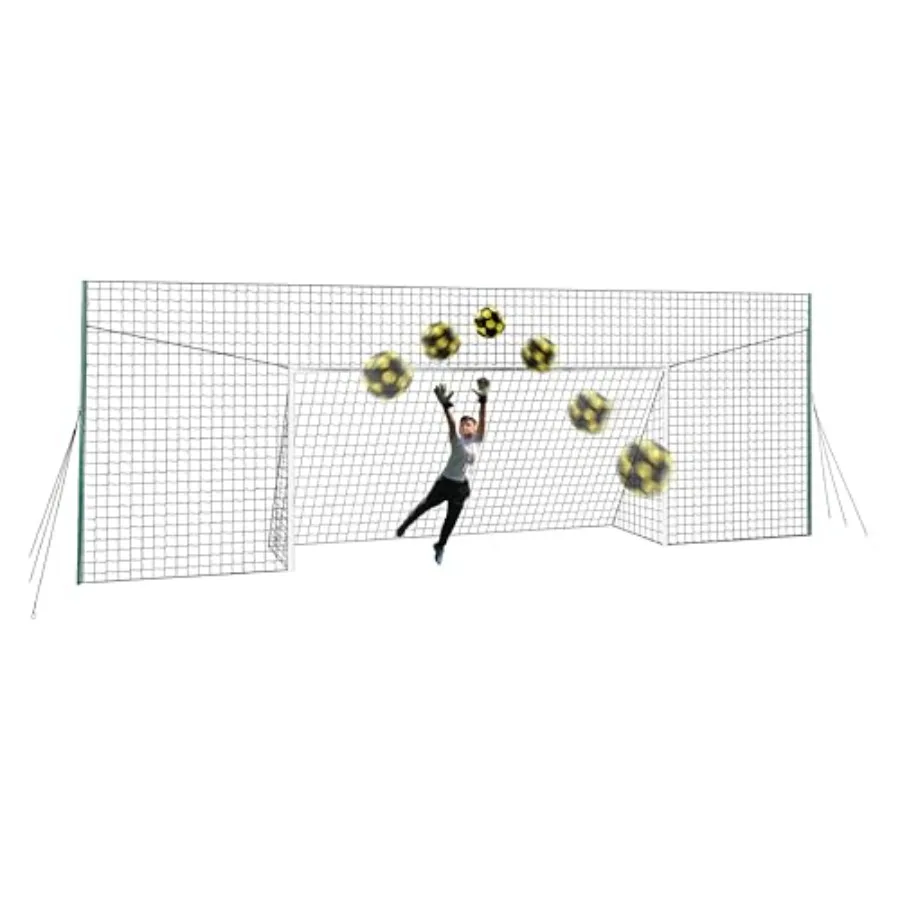 3-in-1 Soccer Training Rebounder for outdoor sports and backyard games, durable nylon mesh in black and yellow, weather-resista
3-in-1 Soccer Training Rebounder for outdoor sports and backyard games, durable nylon mesh in black and yellow, weather-resista