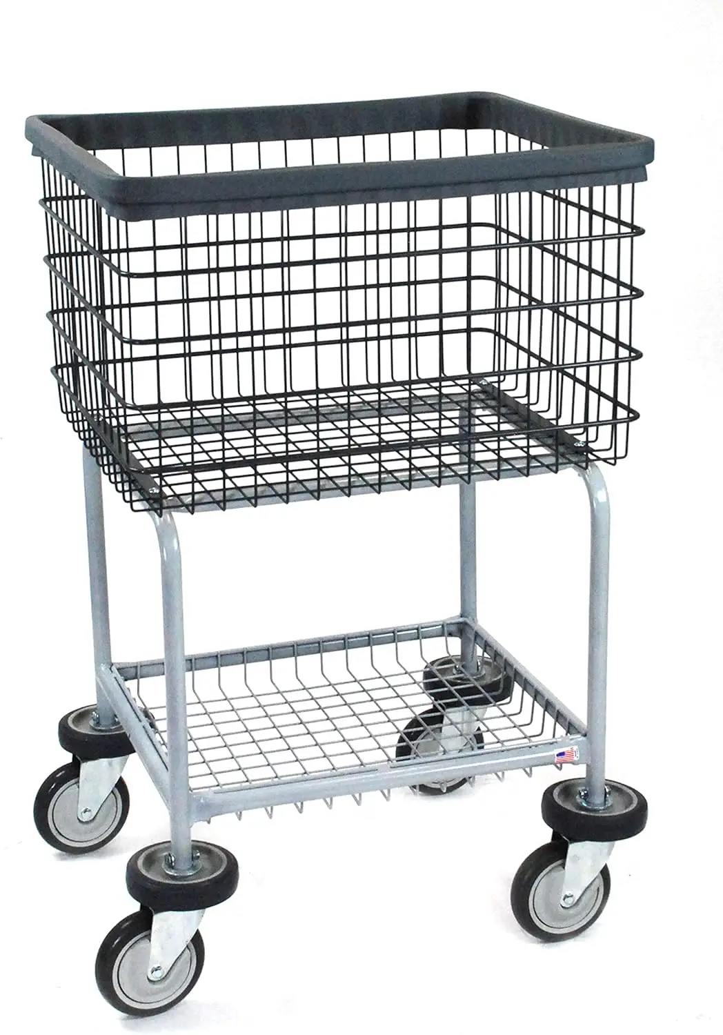 R&B Wire 300G/D7 Elevated Wire Laundry Cart, Dura-Seven™ Anti Rust Coating, Made in USA
R&B Wire 300G/D7 Elevated Wire Laundry Cart, Dura-Seven™ Anti Rust Coating, Made in USA
