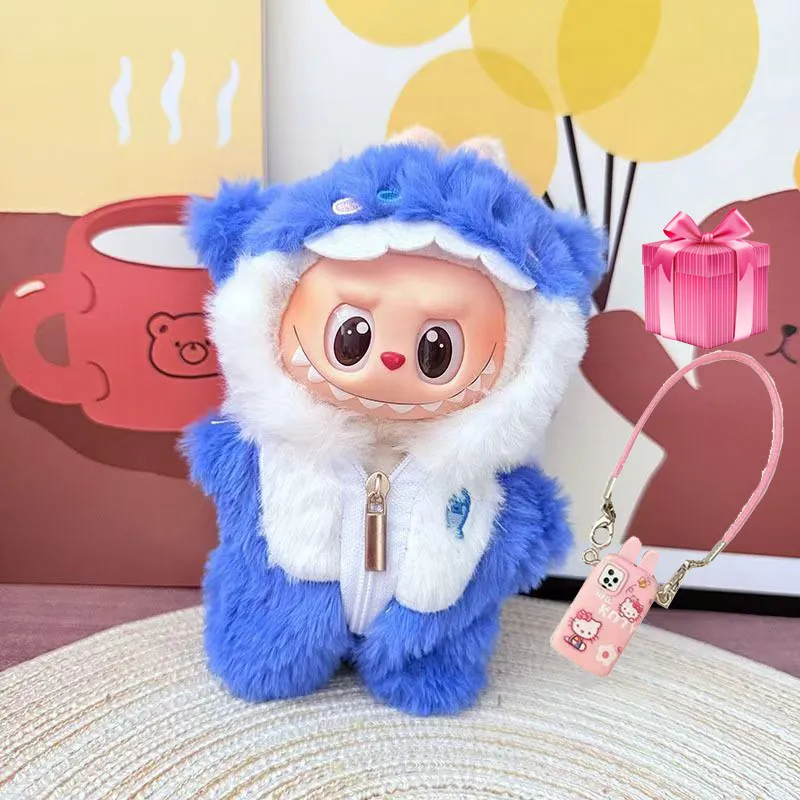 Одежда Labubu для куклы 17 см, плюшевый комбинезон, модный костюм с капюшоном для V1 V2, аксессуары для одежды Labubu
Одежда Labubu для куклы 17 см, плюшевый комбинезон, модный костюм с капюшоном для V1 V2, аксессуары для одежды Labubu