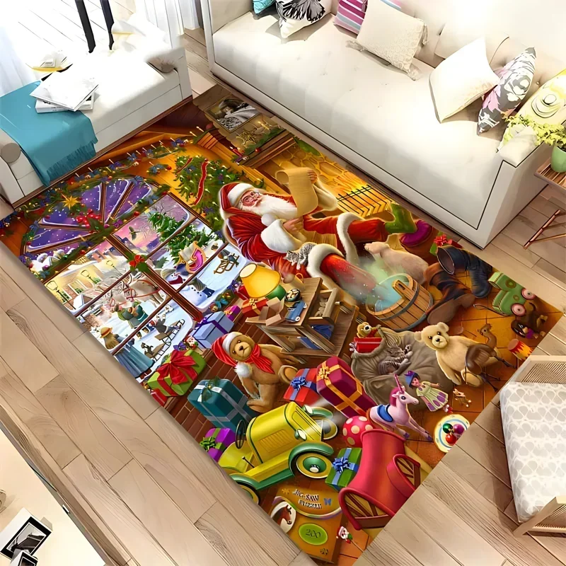 3D printed Christmas carpet living room bedroom housewares garden lawn mat children's room baby mat bathroom kitchen carpet gift
3D printed Christmas carpet living room bedroom housewares garden lawn mat children's room baby mat bathroom kitchen carpet gift