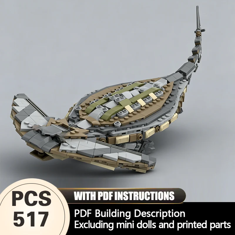 Creators Animal Series Model MOC Building Bricks Diplocaulus Modular Technology Gifts Holiday Assemble Children Toys Suit
Creators Animal Series Model MOC Building Bricks Diplocaulus Modular Technology Gifts Holiday Assemble Children Toys Suit