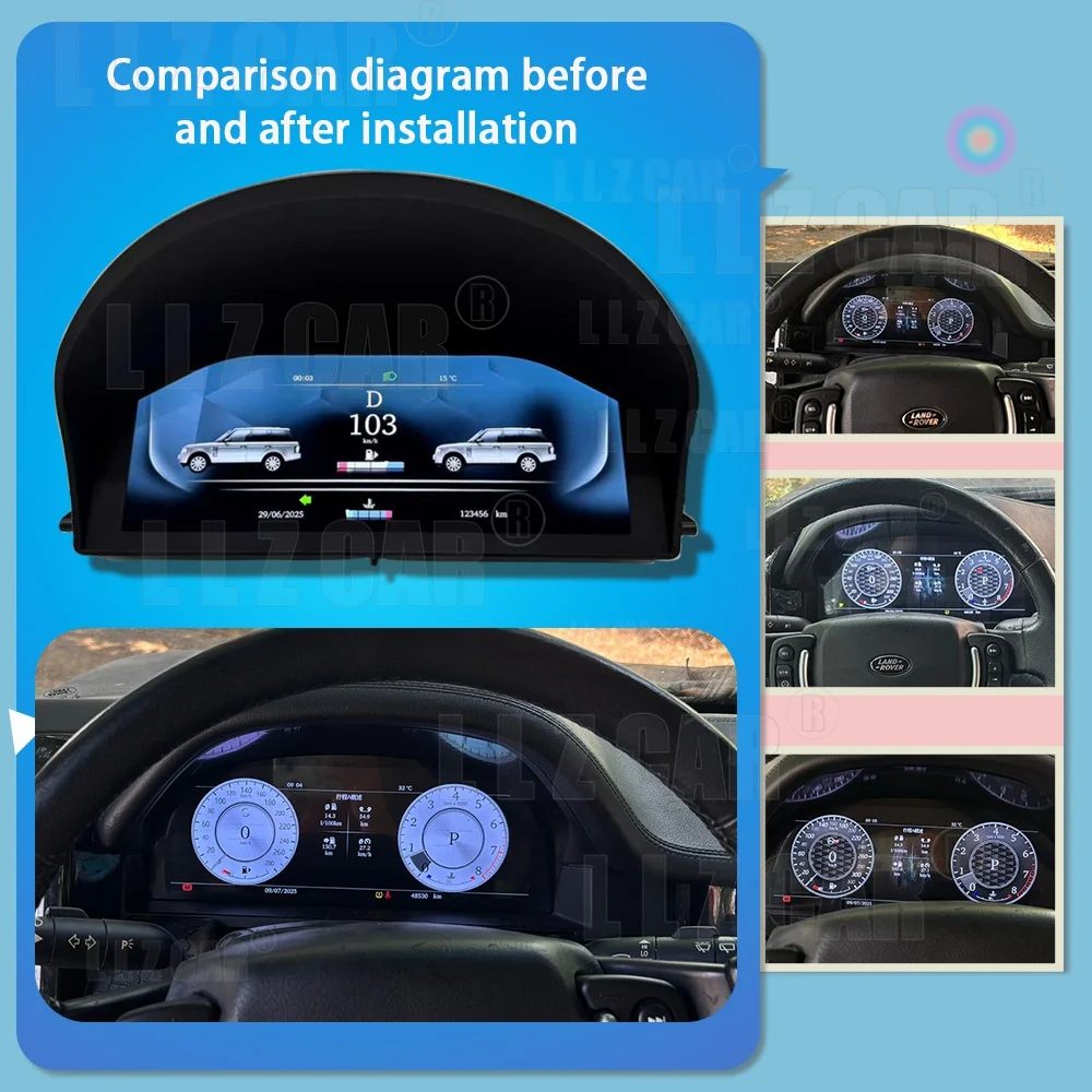 12.3" Car Multimedia Video Player For Land Range Rover V8 L322 2005-2012 Digital Cluster and For Android 8Core Carplay 4G
12.3" Car Multimedia Video Player For Land Range Rover V8 L322 2005-2012 Digital Cluster and For Android 8Core Carplay 4G