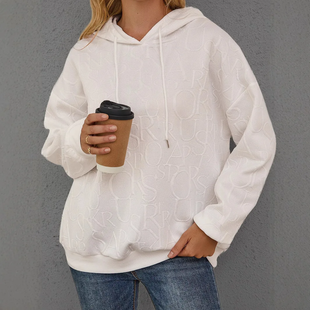 2025 New Women's Fashion Casual Versatile Solid Color Hooded Long Sleeved Sweatshirt 
2025 New Women's Fashion Casual Versatile Solid Color Hooded Long Sleeved Sweatshirt
