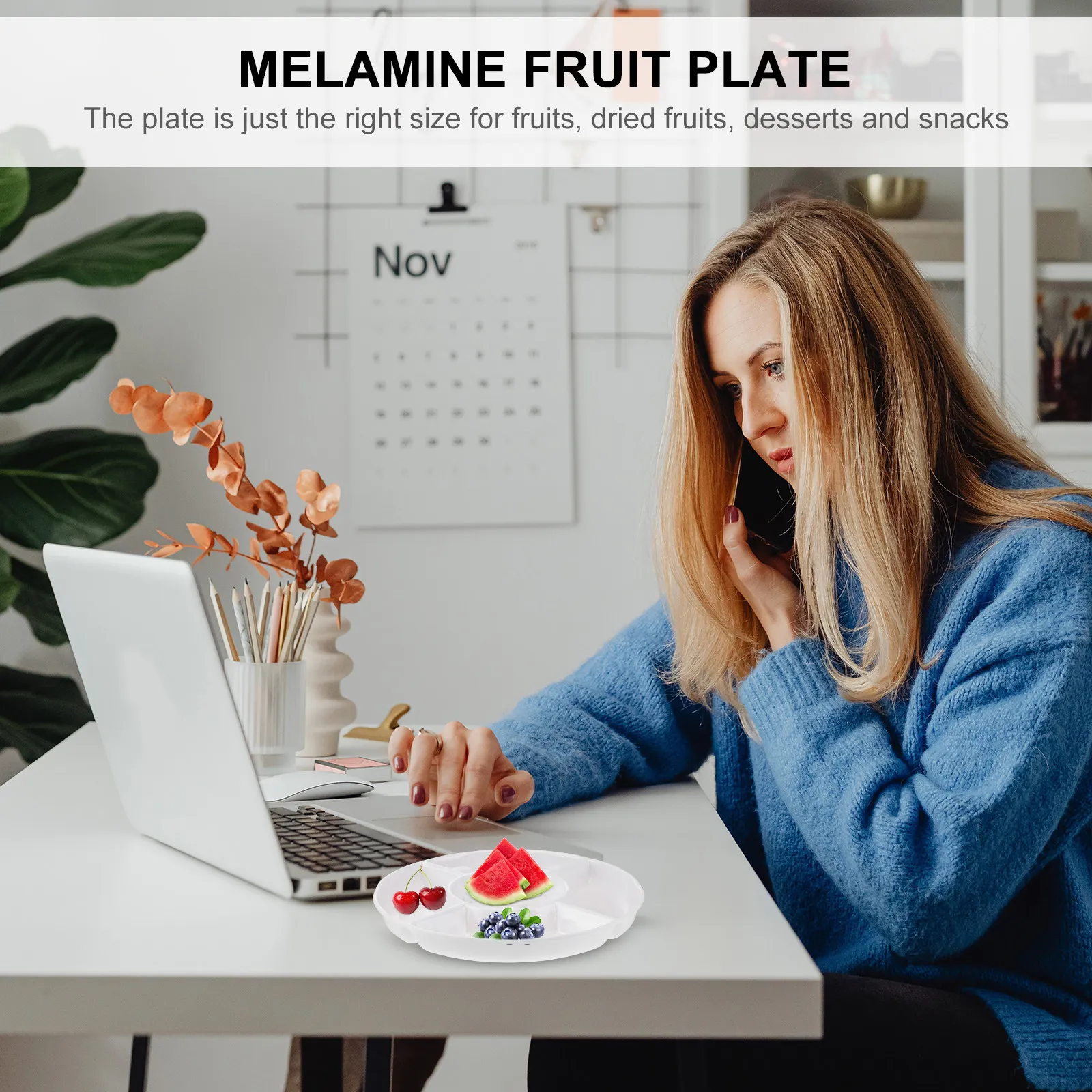 23x2.8cm 9 Inch 5-Compartment Melamine Tray Elegant White Snack Dish for Nuts Candies Fruits Appetizers Family Get-Togethers
23x2.8cm 9 Inch 5-Compartment Melamine Tray Elegant White Snack Dish for Nuts Candies Fruits Appetizers Family Get-Togethers