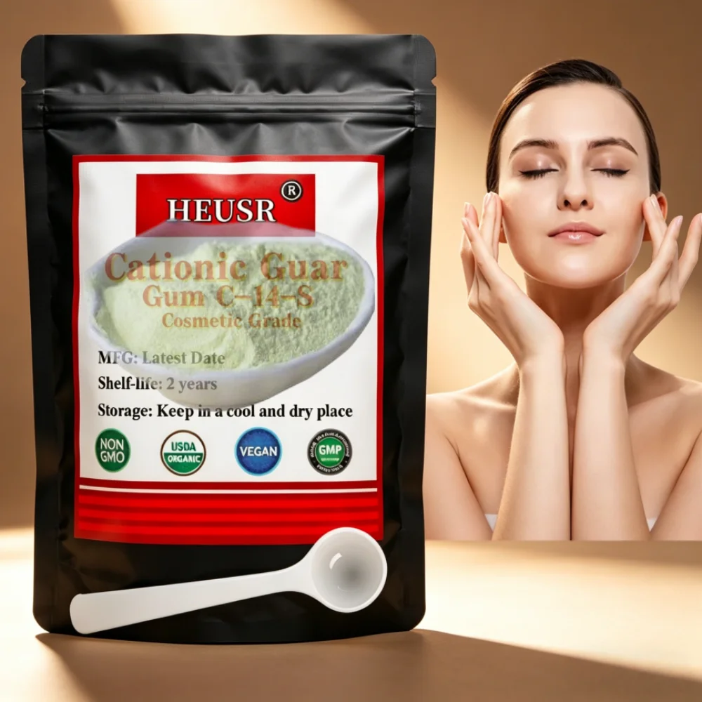 Hot Selling Cationic Guar Gum C-14-s Thickener Skin Care & Hair Care Materials
Hot Selling Cationic Guar Gum C-14-s Thickener Skin Care & Hair Care Materials