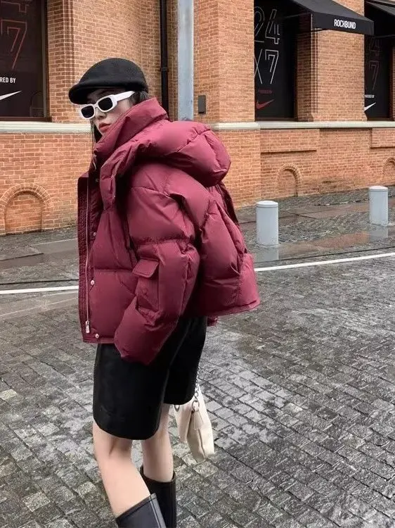 Зимнее хлопковое тюлевое женское свободное повседневное пальто с хлебом в Корейском стиле, высококачественная универсальная модная верхняя одежда
Зимнее хлопковое тюлевое женское свободное повседневное пальто с хлебом в Корейском стиле, высококачественная универсальная модная верхняя одежда