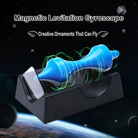 Perpetual Motion Magnetic Levitating Rotating Craft Toy Novelty Home Decor No Battery Needed Educational Science Experiment