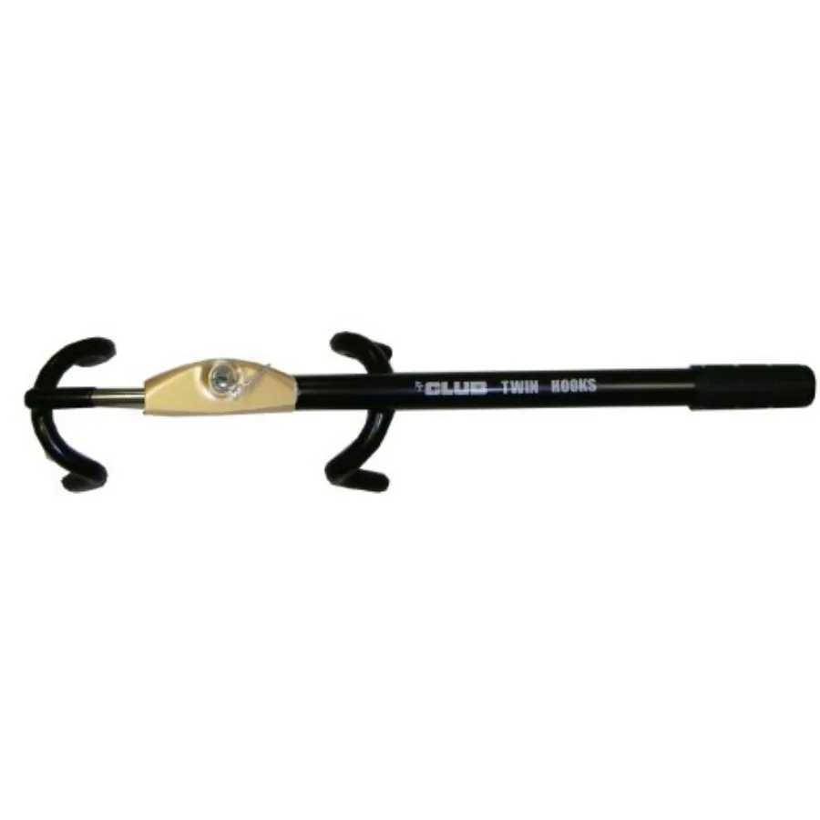 The Club 3100 Twin Hooks Steering Wheel Lock Black/Gold
The Club 3100 Twin Hooks Steering Wheel Lock Black/Gold