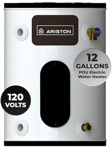 12 Gal 120V Electric Water Heater – Compact Point of Use for RV, Camper, Bathroom, Under Sink – Ariston
12 Gal 120V Electric Water Heater – Compact Point of Use for RV, Camper, Bathroom, Under Sink – Ariston