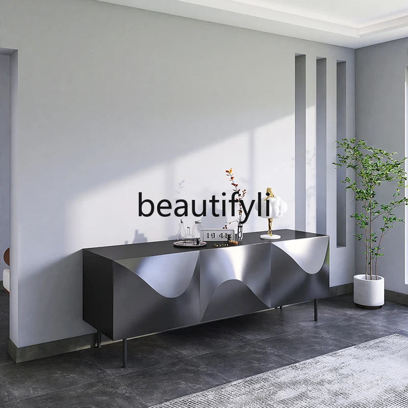 Italian minimalist dining side cabinet light luxury modern tea cabinet living room creative paint entrance
Italian minimalist dining side cabinet light luxury modern tea cabinet living room creative paint entrance