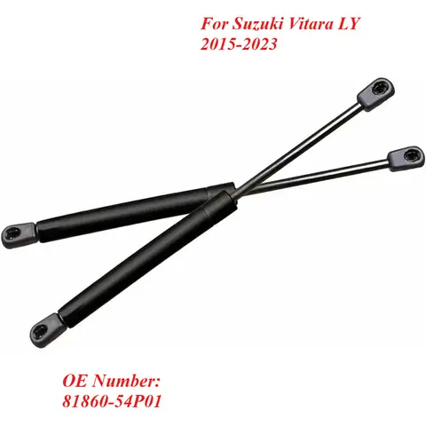 2 uds para Suzuki Vitara LY 2015-2023 soportes de elevación de Gas para puerta trasera puntales varilla amortiguadores brazo amortiguador puerta trasera resorte nuevo
