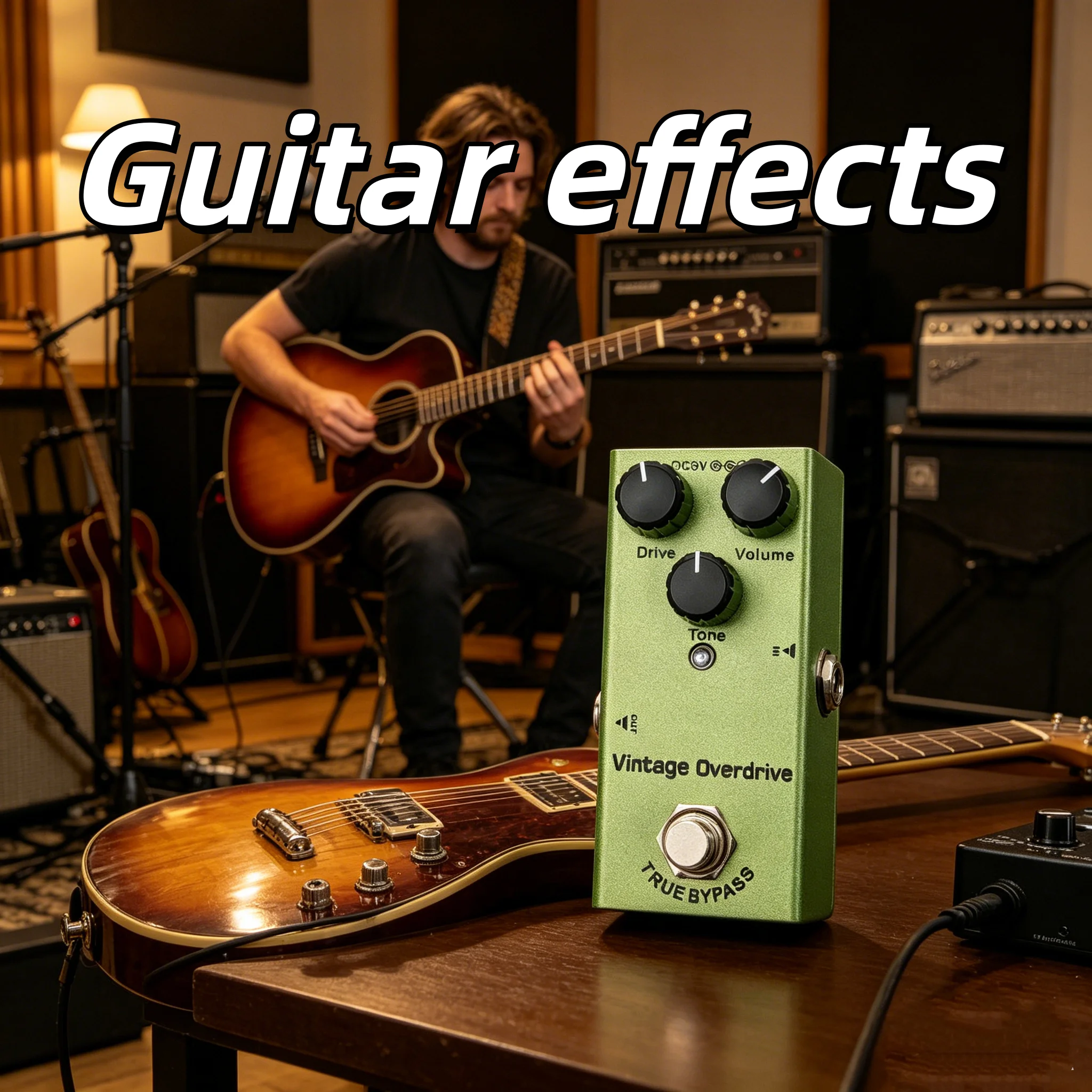 Essential items for beginners to learn guitar, Electric Guitar Pedal Overdrive Ultimate Drive Retro Power Adapter Power Supply
Essential items for beginners to learn guitar, Electric Guitar Pedal Overdrive Ultimate Drive Retro Power Adapter Power Supply