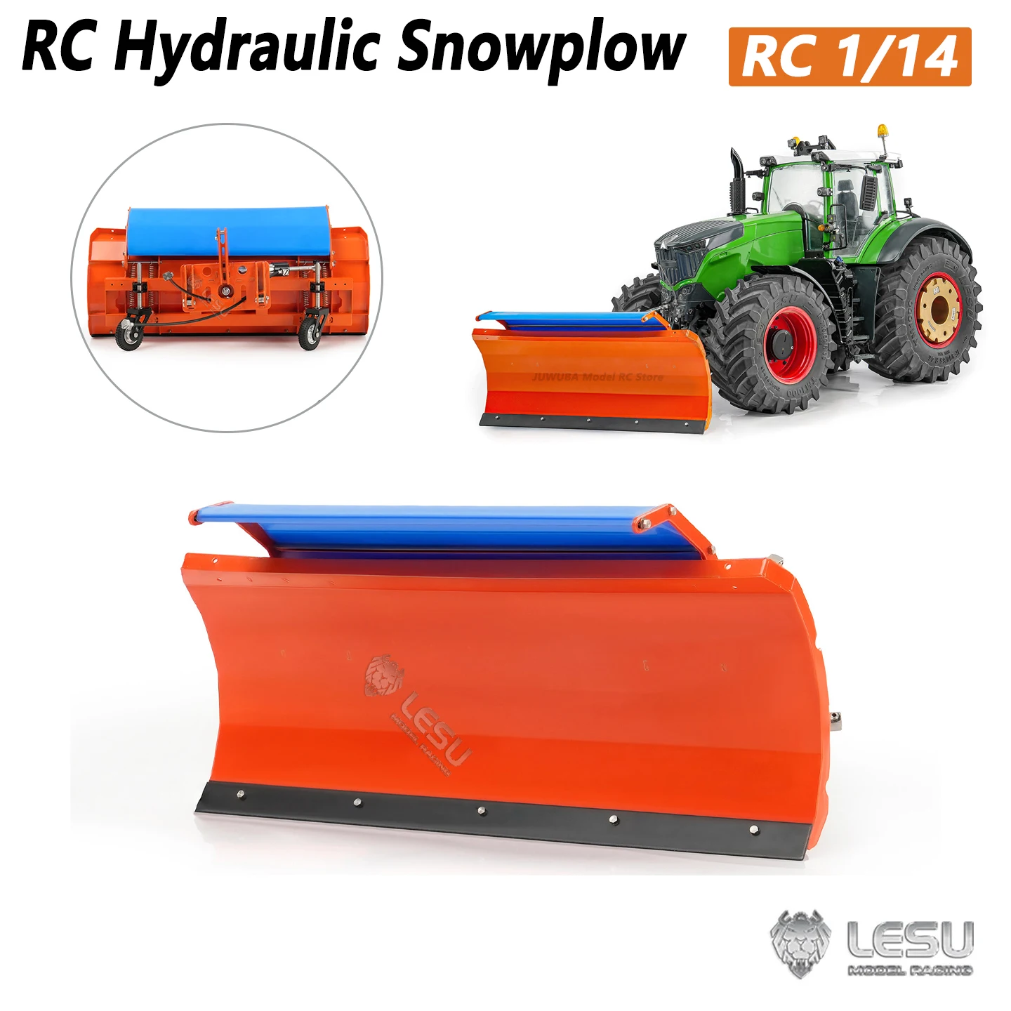 LESU Metal Snow Shovel 1/14 RC Aoue-1050 Tractor Upgrade Attachment AT-C0070 Hydraulic Snowplow for RC Truck DIY Modification
LESU Metal Snow Shovel 1/14 RC Aoue-1050 Tractor Upgrade Attachment AT-C0070 Hydraulic Snowplow for RC Truck DIY Modification