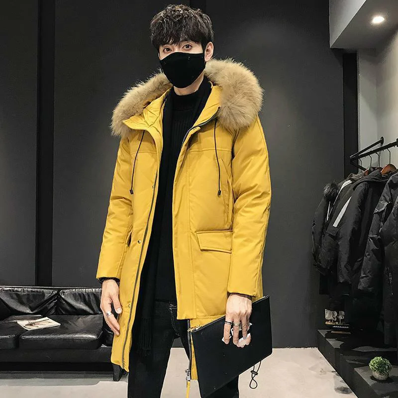 Down Jacket Mens Long Type Winter Coat Handsome Youth White Duck Windbreaker Clothing Trendy
Down Jacket Mens Long Type Winter Coat Handsome Youth White Duck Windbreaker Clothing Trendy