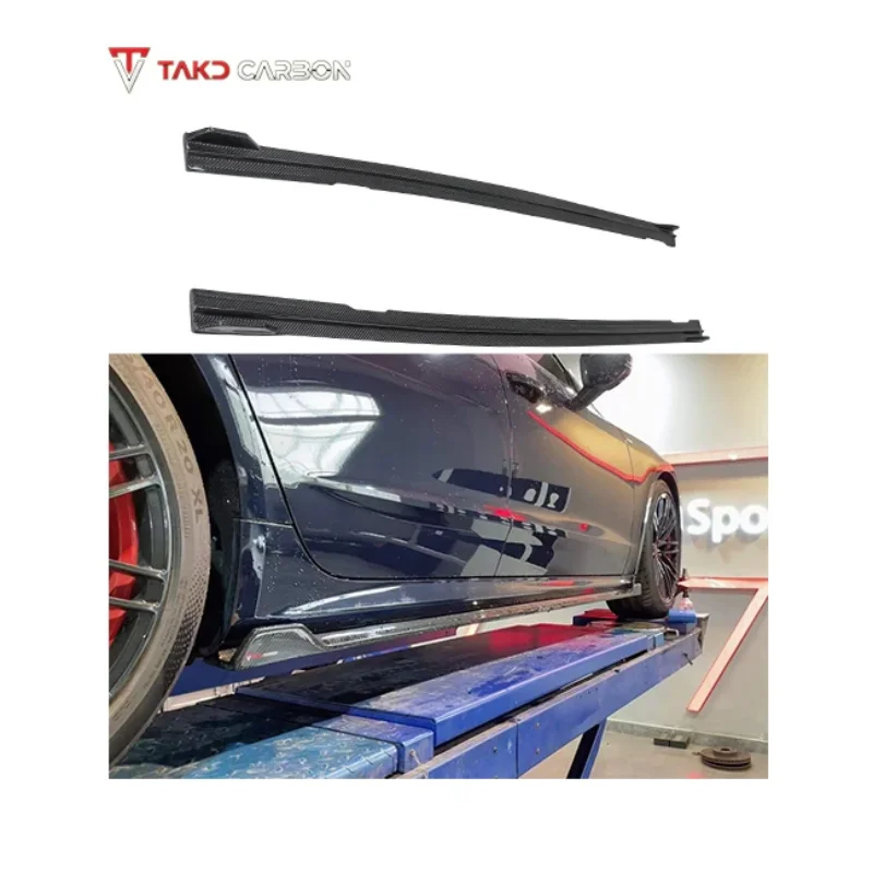 Factory Direct Hot Sale Style universal rear spoilers Dry Carbon Fiber Side Skirts Extensions For AUDI A7 S7 C8
Factory Direct Hot Sale Style universal rear spoilers Dry Carbon Fiber Side Skirts Extensions For AUDI A7 S7 C8