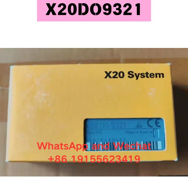 Совершенно новый оригинальный модуль X20DO9321 Функциональный тест ОК Быстрая доставка
Совершенно новый оригинальный модуль X20DO9321 Функциональный тест ОК Быстрая доставка