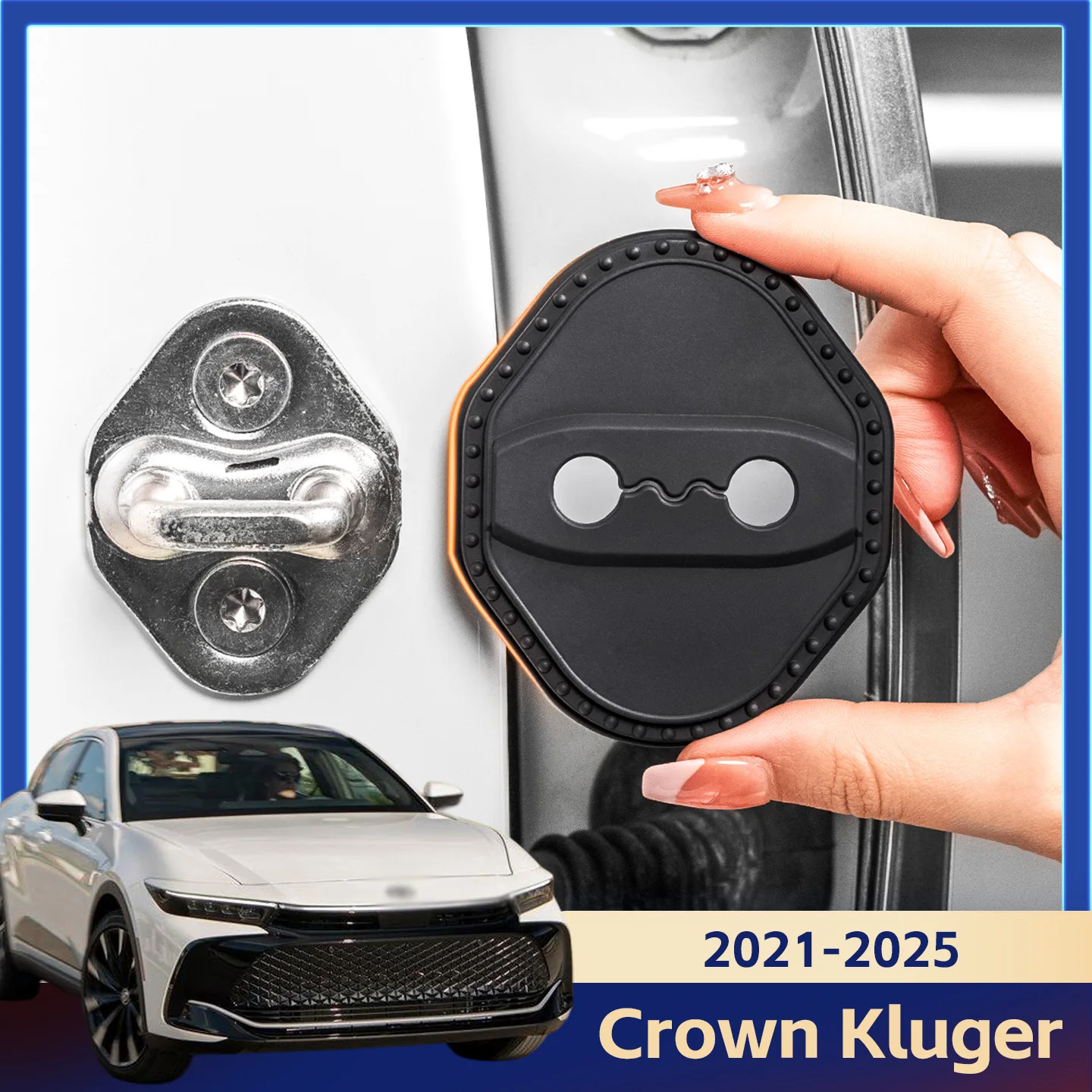 2/4 шт. силиконовый чехол для дверного замка автомобиля, защитный декоративный чехол для Toyota Crown Kluger 2021 2022 2023 2024 2025
2/4 шт. силиконовый чехол для дверного замка автомобиля, защитный декоративный чехол для Toyota Crown Kluger 2021 2022 2023 2024 2025