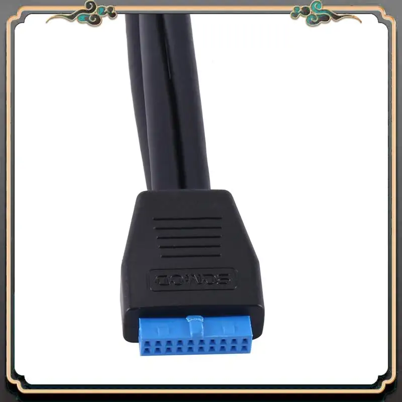 Надежный-2X маленький мини-USB 3.0 19-контактный/20-контактный внутренний удлинительный разъем 1–2 адаптер-сплиттер для материнской платы
Надежный-2X маленький мини-USB 3.0 19-контактный/20-контактный внутренний удлинительный разъем 1–2 адаптер-сплиттер для материнской платы