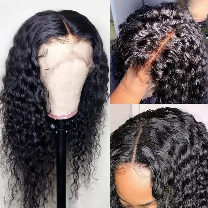 Wig with African-style small curls, 13*4 lace front, middle parting, long curly synthetic hair, high-temperature fiber headpiece
Wig with African-style small curls, 13*4 lace front, middle parting, long curly synthetic hair, high-temperature fiber headpiece
