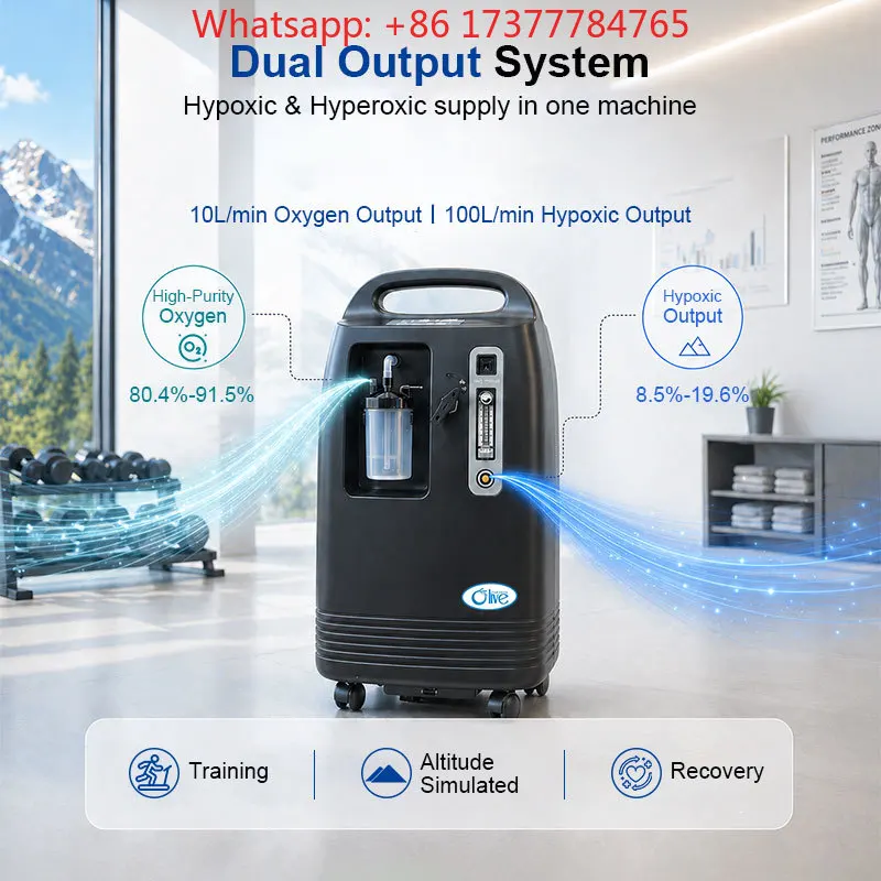 7000M Simulated High Altitude Hypoxia Trainer Hypoxia Generator for Athletes with 100L Air Storage Bag
7000M Simulated High Altitude Hypoxia Trainer Hypoxia Generator for Athletes with 100L Air Storage Bag