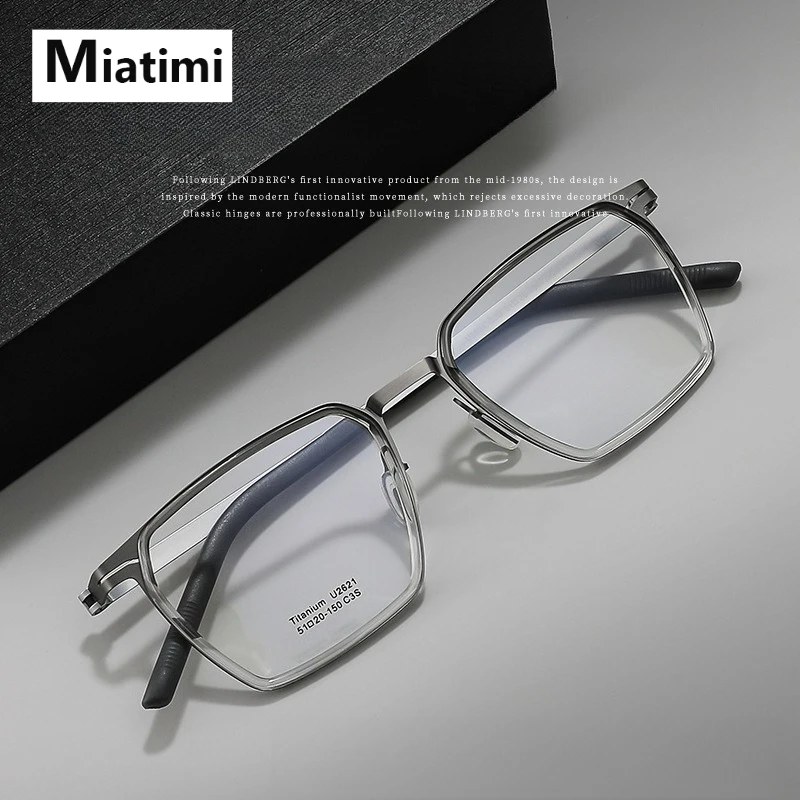 2026 Acetate Titanium Glasses frame Men Women Retro Square Eyewear Optical Prescription Screwless Eyeglasses Frames
2026 Acetate Titanium Glasses frame Men Women Retro Square Eyewear Optical Prescription Screwless Eyeglasses Frames