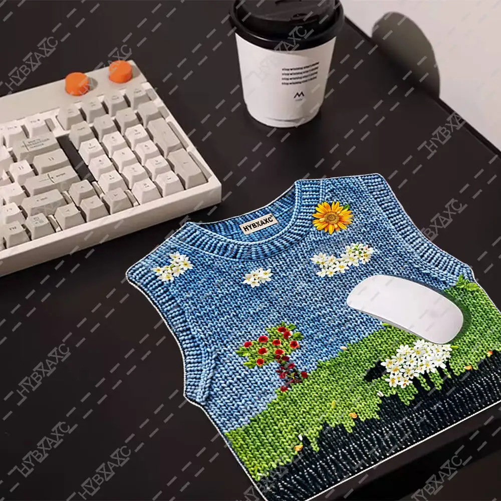 Personalized Creative Cute Knitted Sweater Mouse Pad Anti-slip Thickened Keyboard Mice Mat Washable Desk Cushion Desktop
Personalized Creative Cute Knitted Sweater Mouse Pad Anti-slip Thickened Keyboard Mice Mat Washable Desk Cushion Desktop