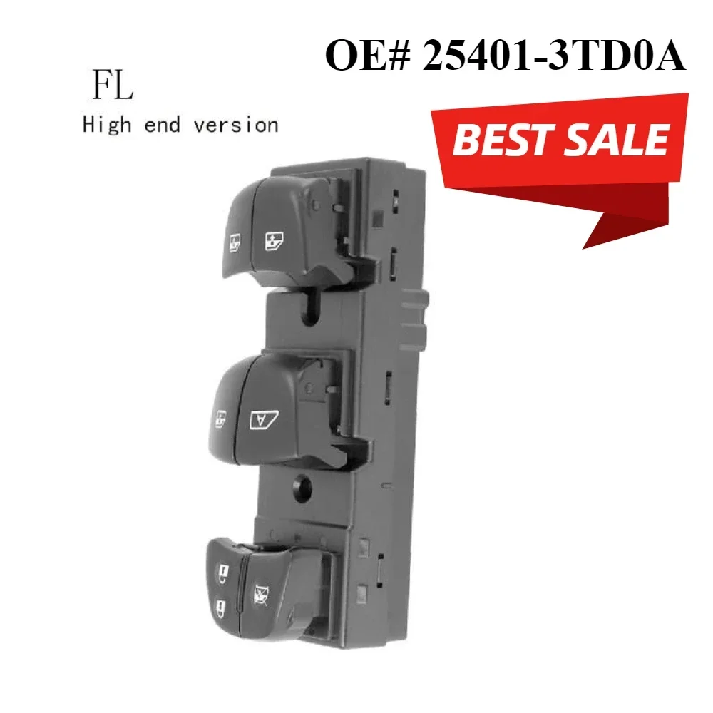 For Nissan 2011-2017 Leaf,Juke 2012 Versa 25401-3TD0A Glass Controller Master Switch Driver Side Electric Window Lift Regulator
For Nissan 2011-2017 Leaf,Juke 2012 Versa 25401-3TD0A Glass Controller Master Switch Driver Side Electric Window Lift Regulator